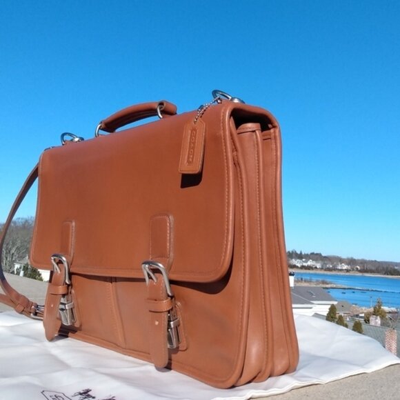 Vintage Coach Trader Brief Case, USA - Picture 6 of 16